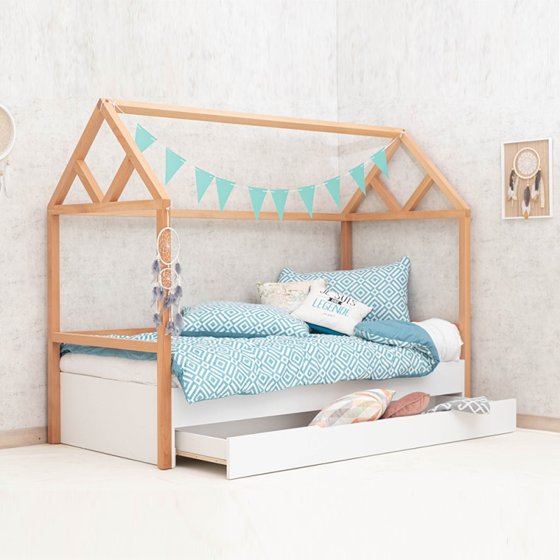 Lit Cabane PILOTI Style Scandinave