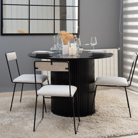 Pack Table ORA + 4 Chaises COCONT