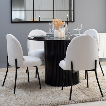 Pack Table ORA + 4 Chaises FIFTIES