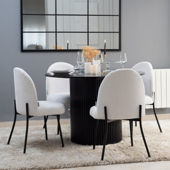 Pack Table ORA + 4 Chaises FIFTIES