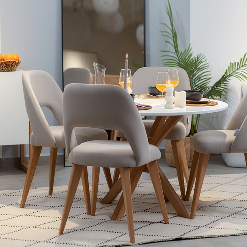 Pack Table CARMEN + 4 Chaises ATYLIA