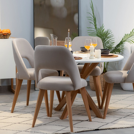 Pack Table CARMEN + 4 Chaises ATYLIA