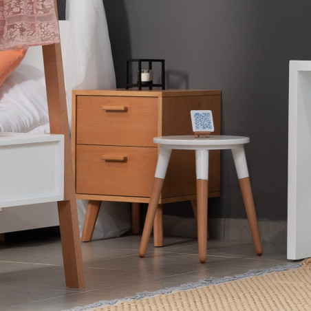 Table de Chevet AGURA - Bois Hêtre