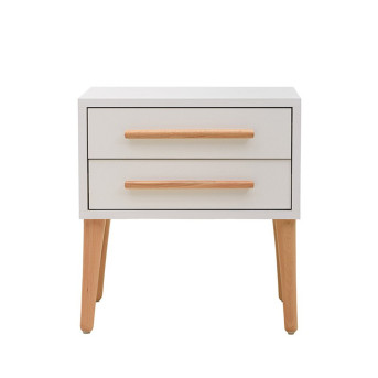 Table de Chevet SCANDINAVE 2 Tiroirs
