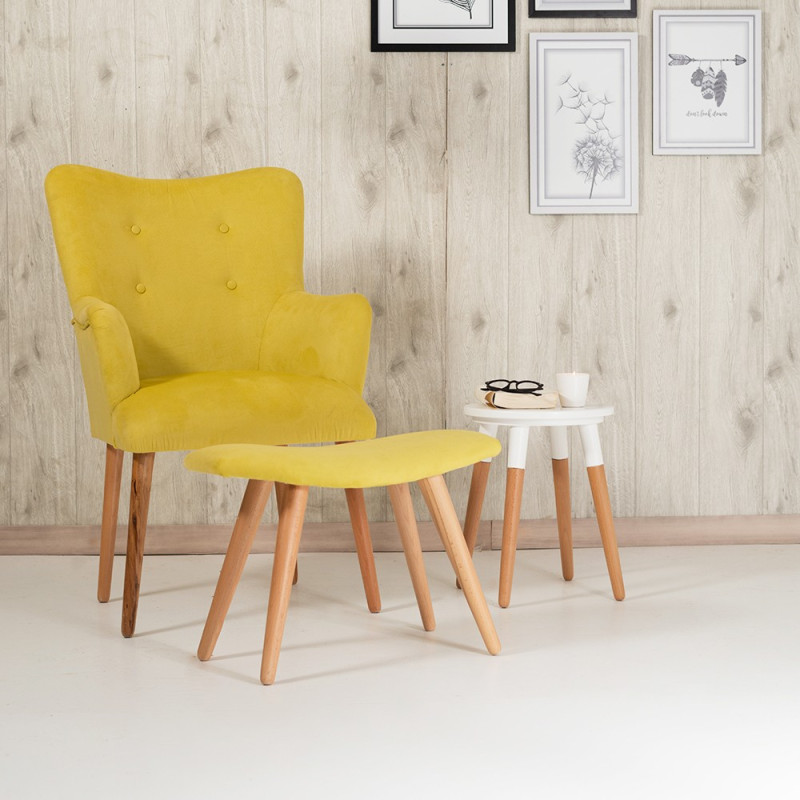 Fauteuil avec Repose Pieds BELVA