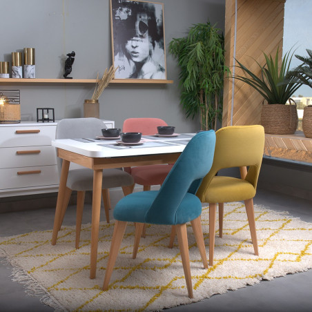 Chaise ATYLIA Capitonnée