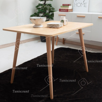 Table à Manger LEENA FRÊNE Naturel