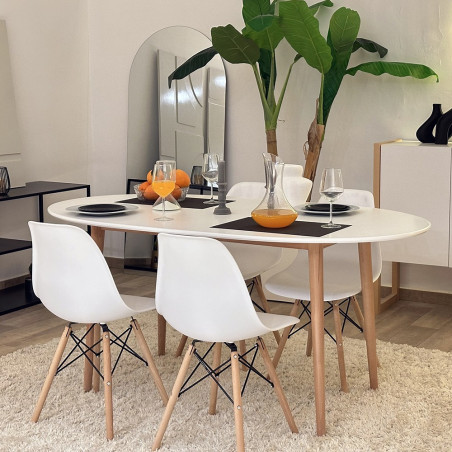 Pack Table SYMPHONIE + 4 Chaises DSW