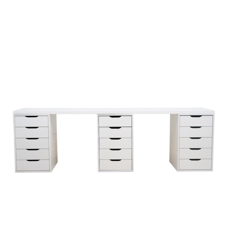 Bureau HOMEWORK avec 3 Caissons