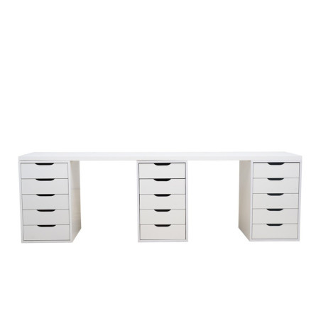 Bureau HOMEWORK avec 3 Caissons