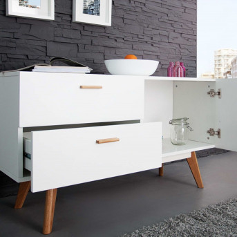 Buffet Scandinave 1 Porte 2 Tiroirs