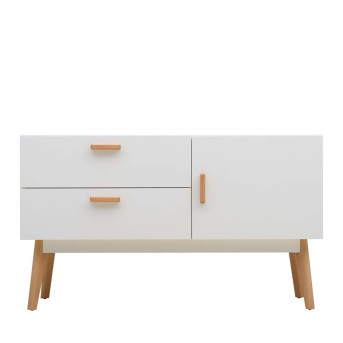Buffet Scandinave 1 Porte 2 Tiroirs