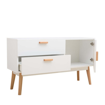 Buffet Scandinave 1 Porte 2 Tiroirs