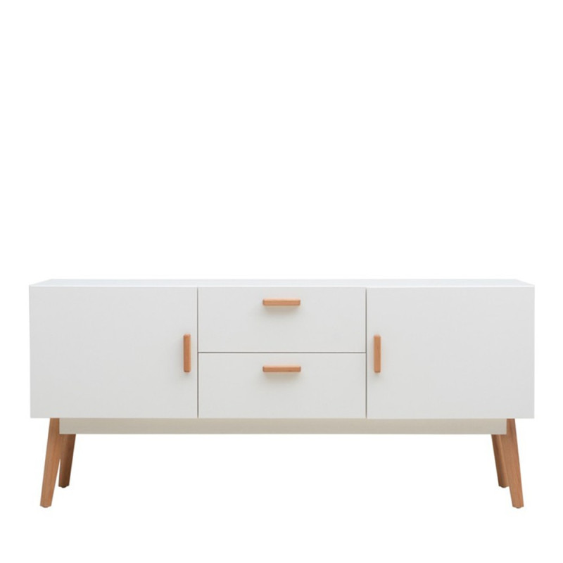 Buffet Scandinave 2 Portes 2 Tiroirs