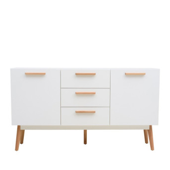 Buffet Scandinave 2 Portes 3 Tiroirs