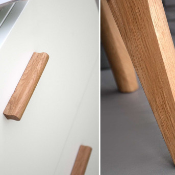 Buffet Scandinave 2 Portes 3 Tiroirs