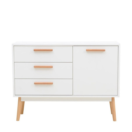 Buffet Scandinave 1 Porte 3 Tiroirs