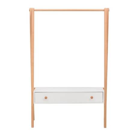 Portant JULIETTE - 1 Tiroir Blanc