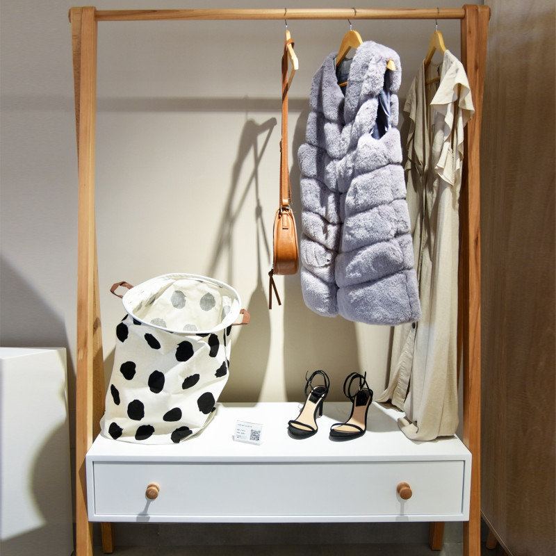 Portant JULIETTE - 1 Tiroir Blanc