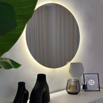 Miroir ORÉKO avec LED Ø 70