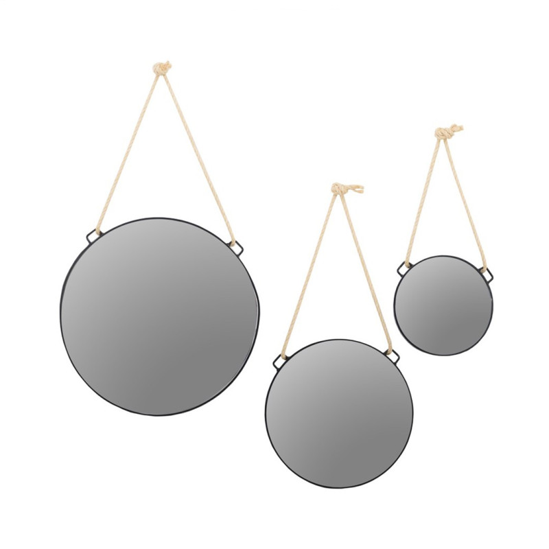 Set de 3 Miroirs Métalliques
