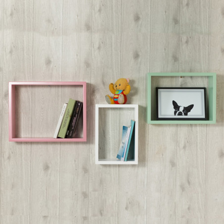 Ensemble de 3 Niches Rectangulaires