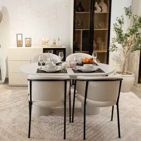 Pack Table WOOD + 4 Chaises SOREN