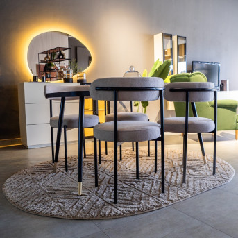 Pack Table TOSCANA + 4 Chaises CLARA