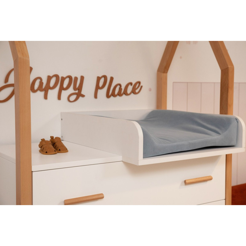 plan à langer blanc pour commode bébé – Bois 62x55 cm