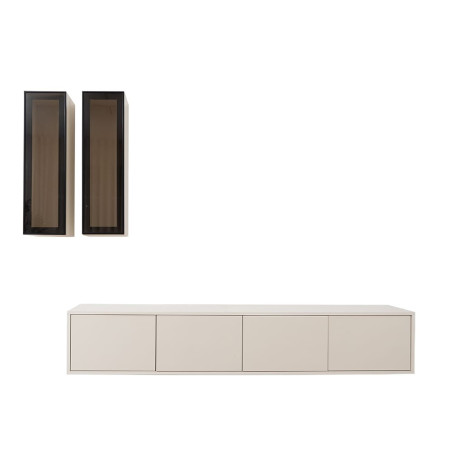 Living TV Suspendu MOON+2 Niches