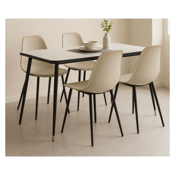 Pack Table TOSCANA + 4 chaises MSW